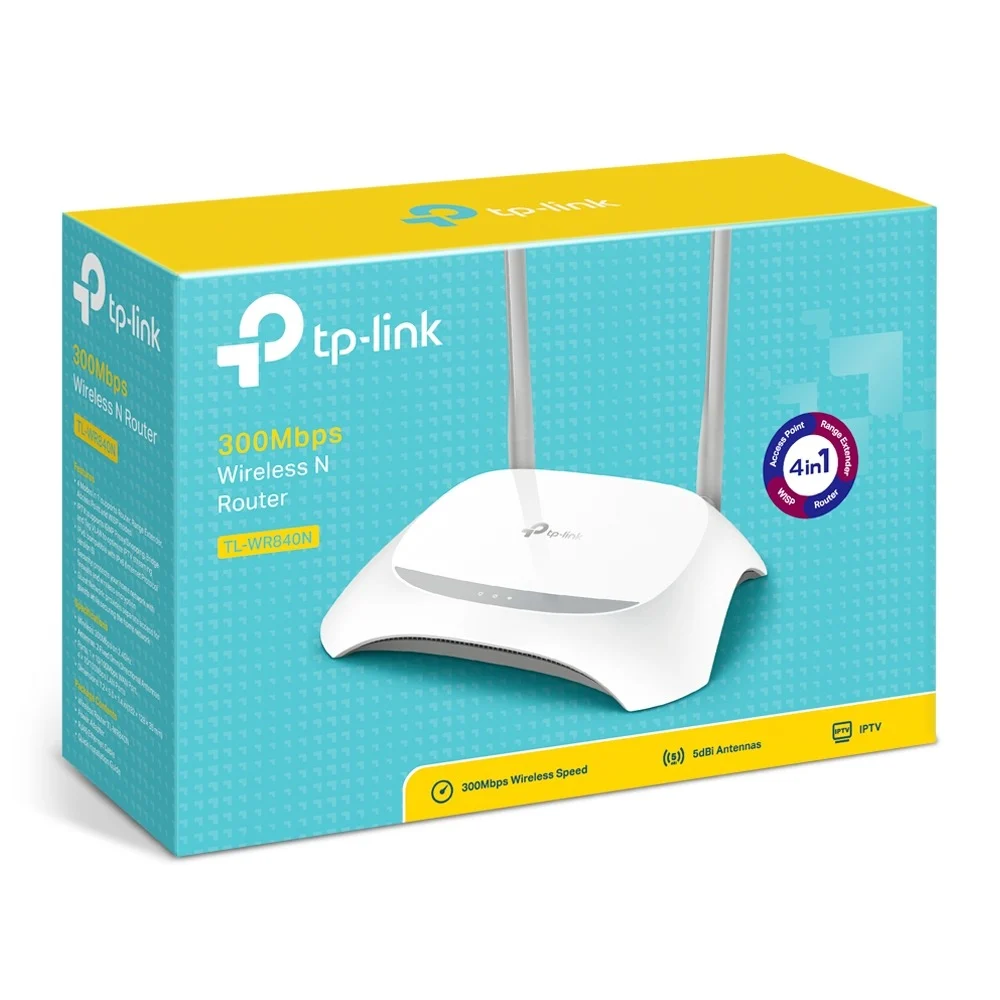 TP‑Link TL‑WR840N 300Mbps Wireless N Router — Reliable Wi‑Fi for Home & Office