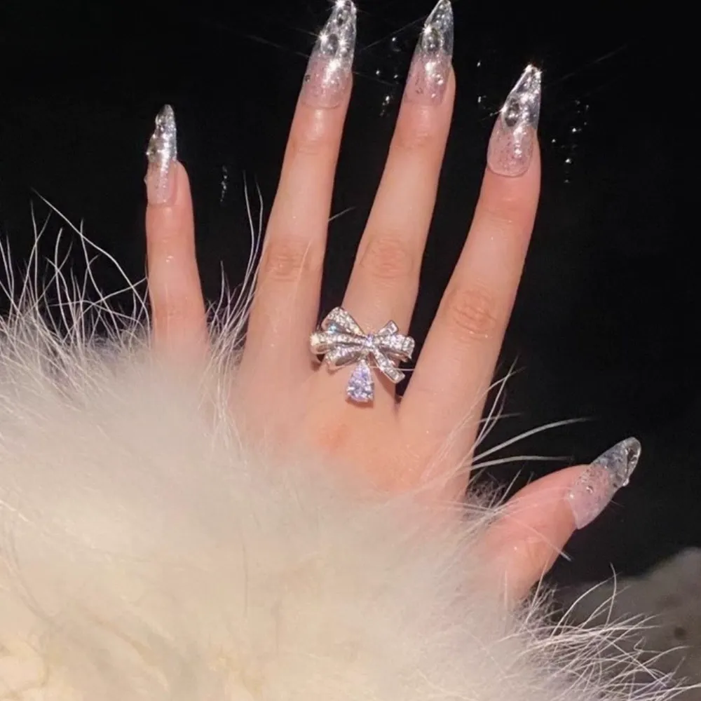 ৯২৫ স্টার্লিং সিলভার রিং | আসল রুপার প্রলেপ | নন-ফেইড ইলেকট্রোপ্লেটিং | ওপেন স্টাইল অ্যাডজাস্টেবল রিং | নারীদের জন্য লাইট লাক্সারি জুয়েলারি